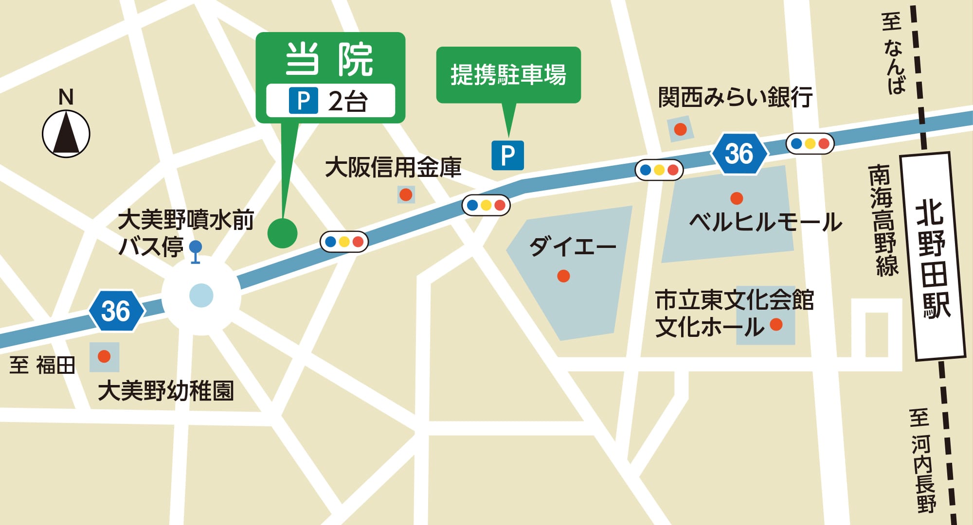 いそだリウマチ・糖尿病内科の地図