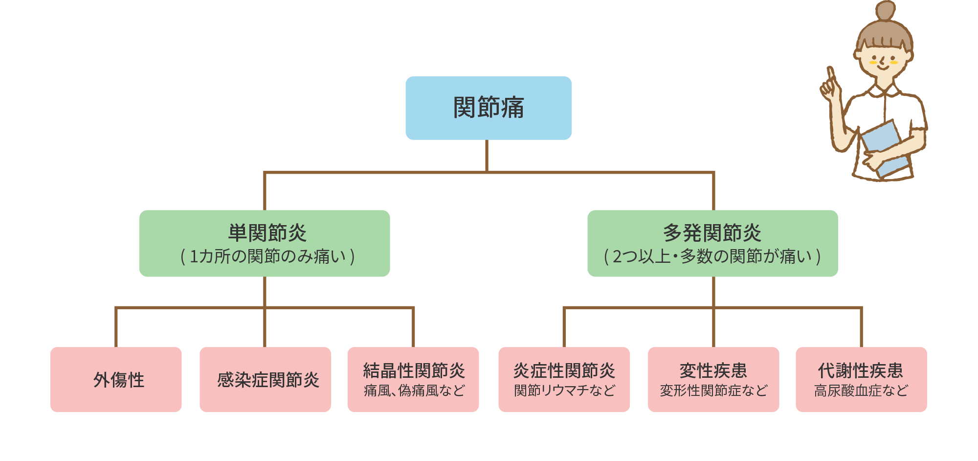 関節炎の診断チャート